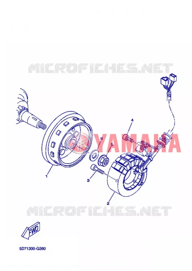 ALLUMAGE Yamaha MOTO 125 2012 R125  YZF-R125