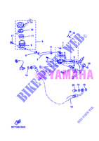 MAITRE CYLINDRE DE FREIN ARRIERE pour Yamaha YZF-R125 de 2012