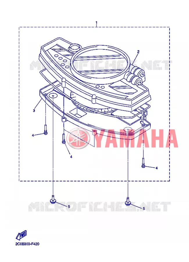COMPTEUR  Yamaha MOTO 600 2012 R6  YZF-R6
