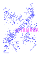SUPPORT / REPOSE PIEDS pour Yamaha YZF-R6 de 2012