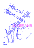 ARBRE A CAMES / CHAINE DE DISTRIBUTION pour Yamaha YZF-R6 de 2012