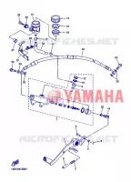 MAITRE CYLINDRE DE FREIN ARRIERE pour Yamaha YZF-R6 de 2012