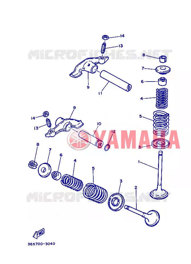 SOUPAPE Yamaha MOTO 200 2013 AG  AG200FE