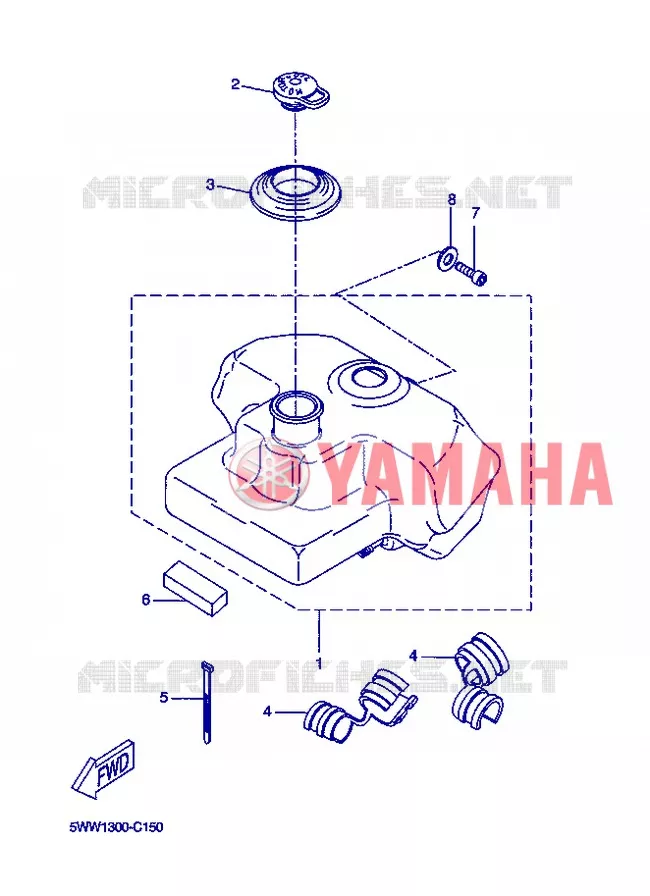 RESERVOIR D'HUILE Yamaha SCOOTER 50 2013 BOOSTER  CW50
