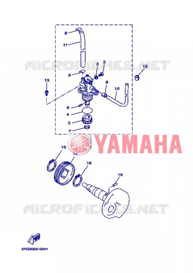 POMPE A HUILE Yamaha SCOOTER 50 2013 BOOSTER  CW50
