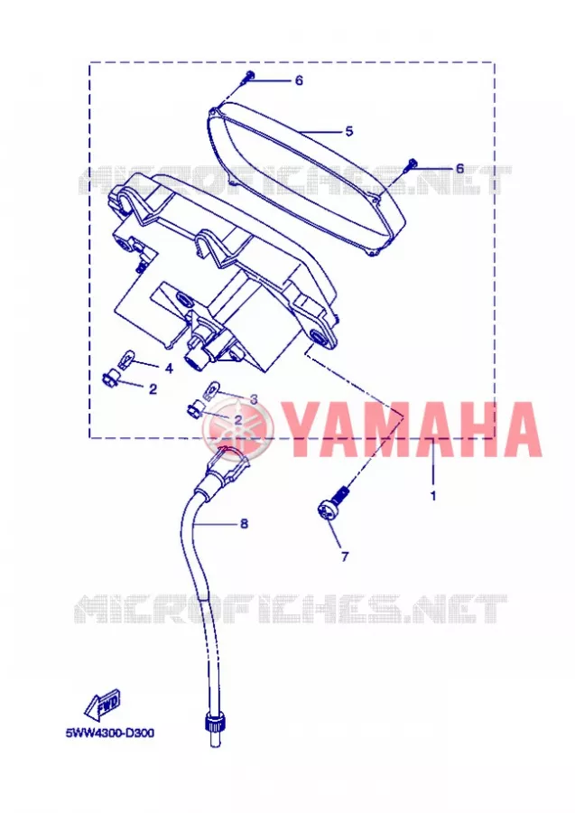 COMPTEUR  Yamaha SCOOTER 50 2013 BOOSTER  CW50