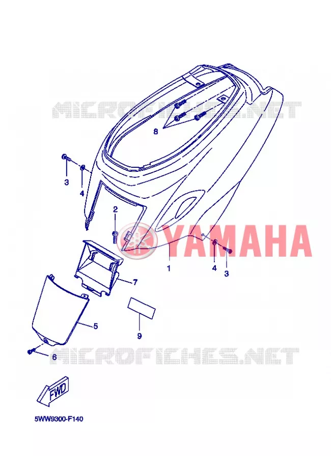 COUVERCLE LATERAL Yamaha SCOOTER 50 2013 BOOSTER  CW50