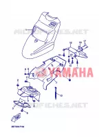 GARDE BOUE AVANT pour Yamaha CW50 de 2013