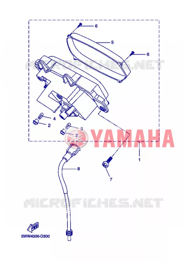 COMPTEUR  Yamaha SCOOTER 50 2013 BWS  CW50