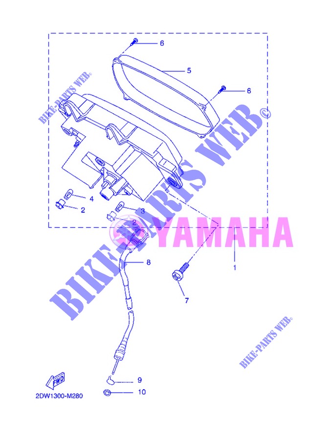 COMPTEUR  pour Yamaha BWS EASY de 2013