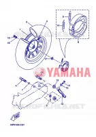 ROUE ARRIERE pour Yamaha BOOSTER NAKED de 2013