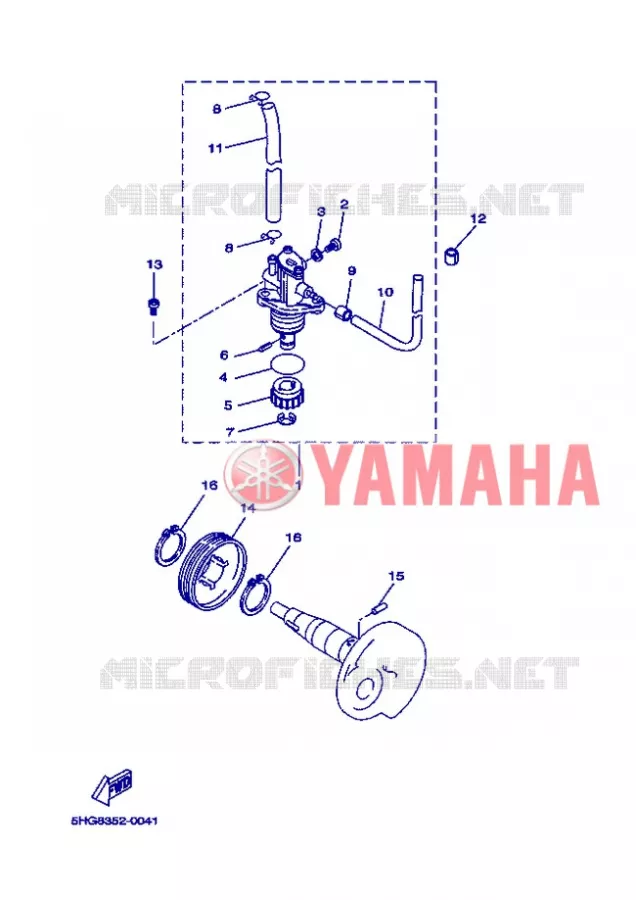 POMPE A HUILE Yamaha SCOOTER 50 2013 BOOSTER  CW50N