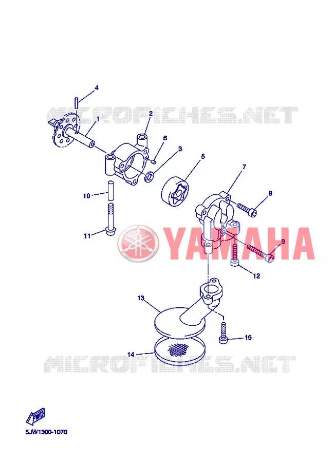 POMPE A HUILE Yamaha MOTO 1300 2013 FJR ABS  FJR1300A