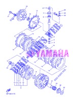 EMBRAYAGE DE DEMARREUR pour Yamaha FZ8N de 2013