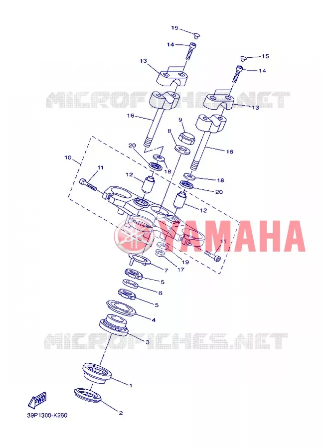DIRECTION Yamaha MOTO 800 2013 FZ8  FZ8-N