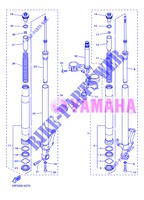 FOURCHE pour Yamaha FZ8N de 2013