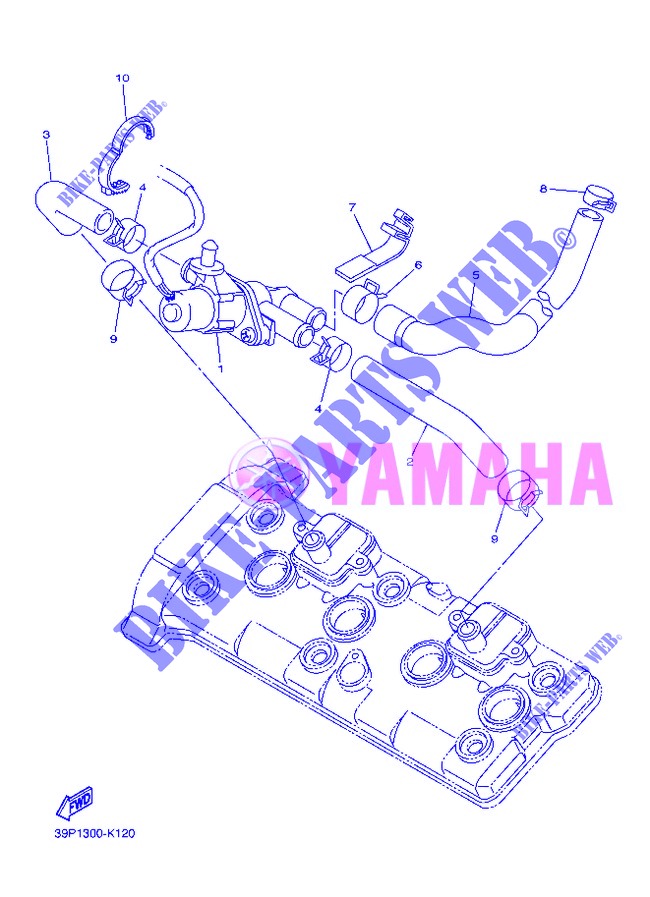 SYSTÈME D'ADMISSION D'AIR AIS pour Yamaha FZ8NA de 2013