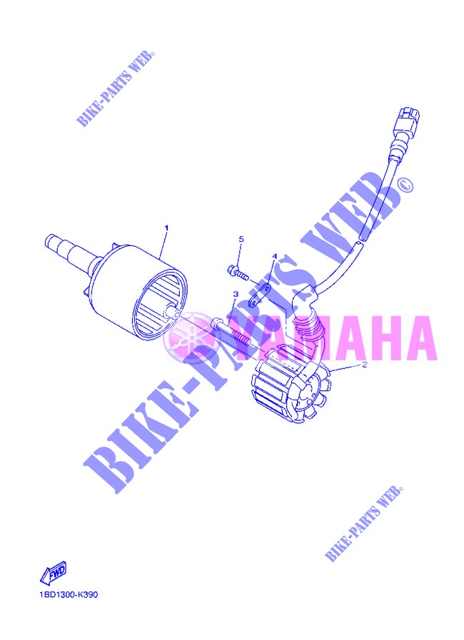 ALLUMAGE pour Yamaha FZ8NA de 2013