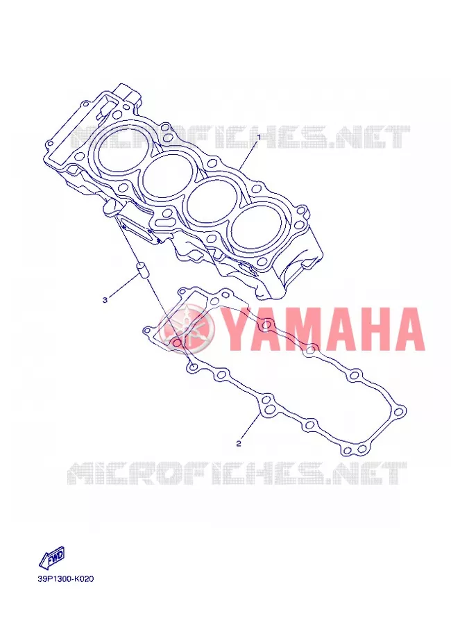 CYLINDRE Yamaha MOTO 800 2013 FZ8 ABS  FZ8-NA