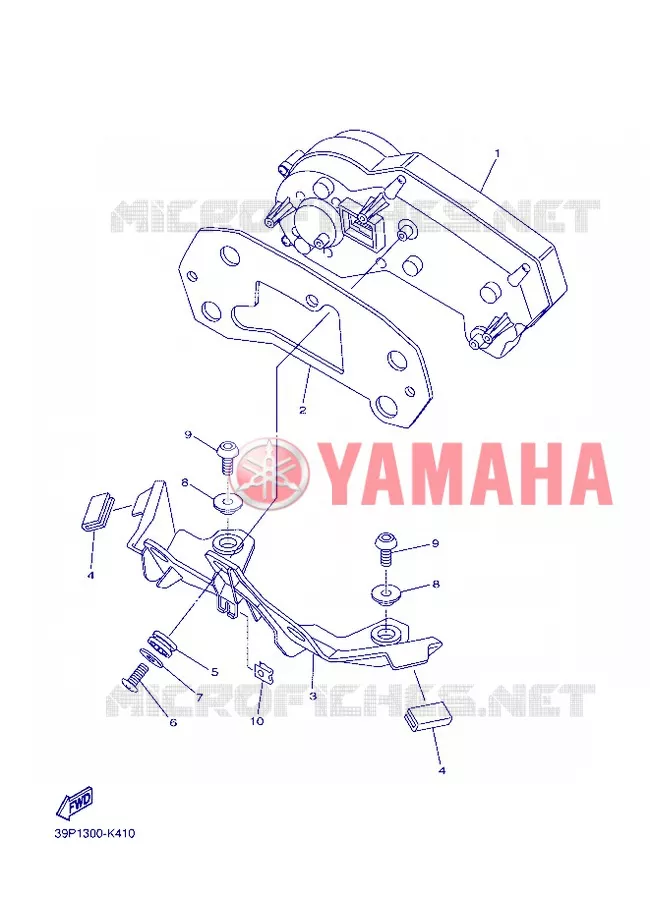 COMPTEUR  Yamaha MOTO 800 2013 FZ8 ABS  FZ8-NA