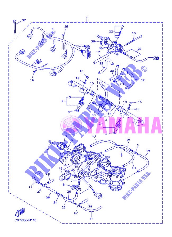 ADMISSION 2 pour Yamaha FZ8NA de 2013