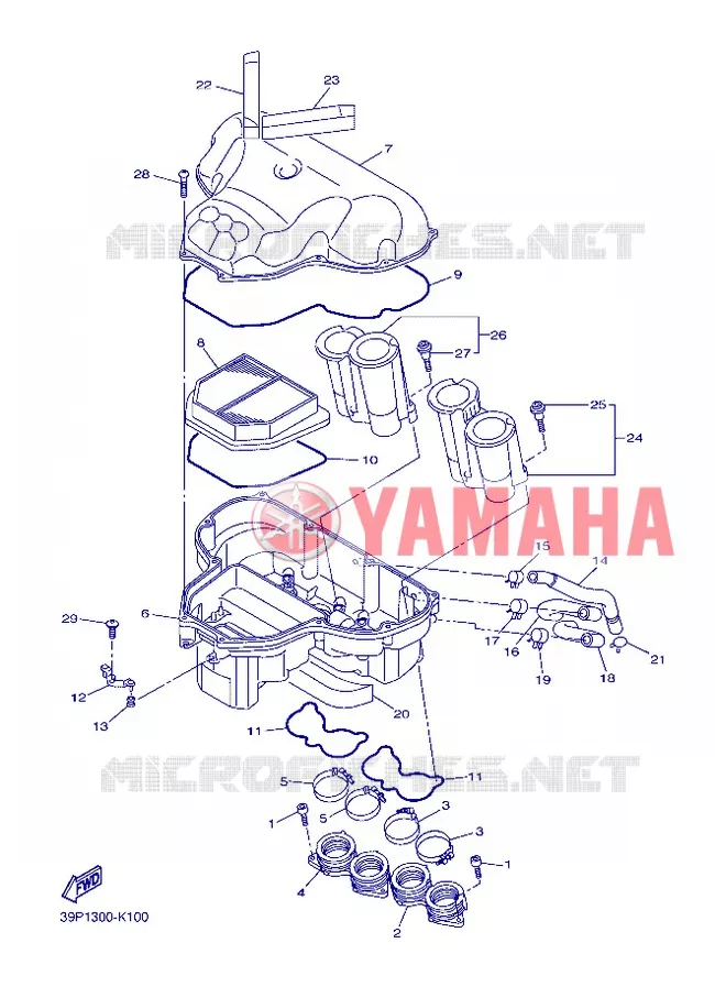 ADMISSION Yamaha MOTO 800 2013 FAZER  FZ8-S
