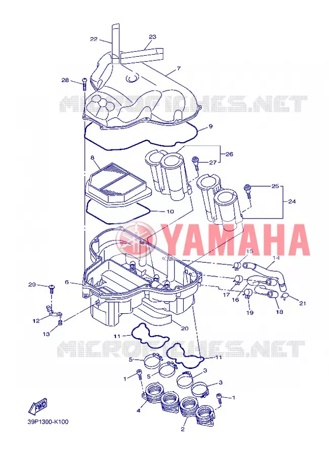 ADMISSION Yamaha MOTO 800 2013 FAZER  FZ8-S
