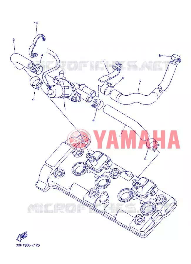 SYSTÈME D'ADMISSION D'AIR AIS Yamaha MOTO 800 2013 FAZER ABS  FZ8-SA