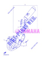 ECHAPPEMENT pour Yamaha FZ8SA de 2013