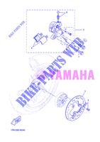 ETRIER DE FREIN ARRIERE pour Yamaha NS50 de 2013