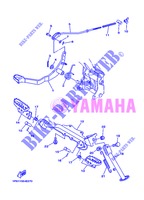 SUPPORT / REPOSE PIEDS pour Yamaha TTR 50 ELECTRIC START de 2013