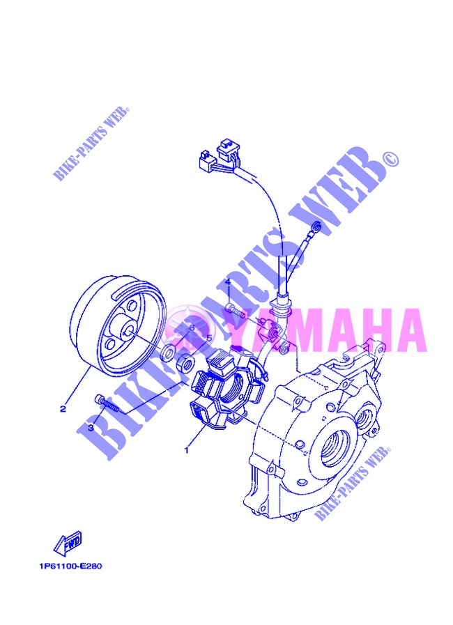 ALLUMAGE pour Yamaha TTR 50 ELECTRIC START de 2013