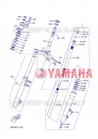 DIRECTION pour Yamaha VP250 de 2013