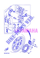 ETRIER DE FREIN AVANT pour Yamaha VP250 de 2013