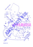 GUIDON ET CABLES pour Yamaha VP250 de 2013