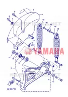 BRAS OSCILLANT / AMORTISSEUR pour Yamaha VP250 de 2013