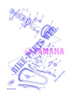 ARBRE A CAMES / CHAINE DE DISTRIBUTION pour Yamaha WR 125 R de 2013