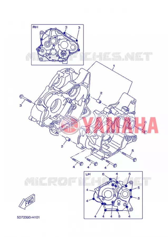 CARTER MOTEUR Yamaha MOTO 125 2013 WR-R  WR125R