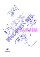 SUPPORT / REPOSE PIEDS pour Yamaha WR 125 R de 2013