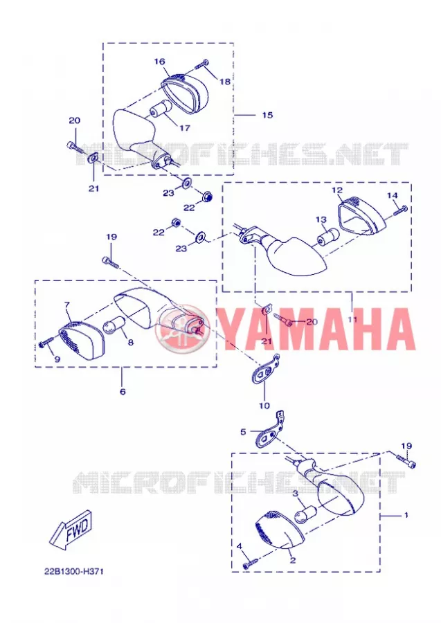 CLIGNOTANT Yamaha MOTO 125 2013 WR-R  WR125R