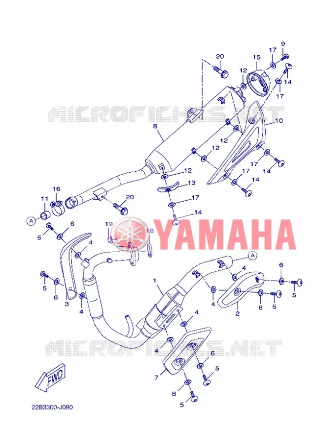 ECHAPPEMENT Yamaha MOTO 125 2013 WR-R  WR125R