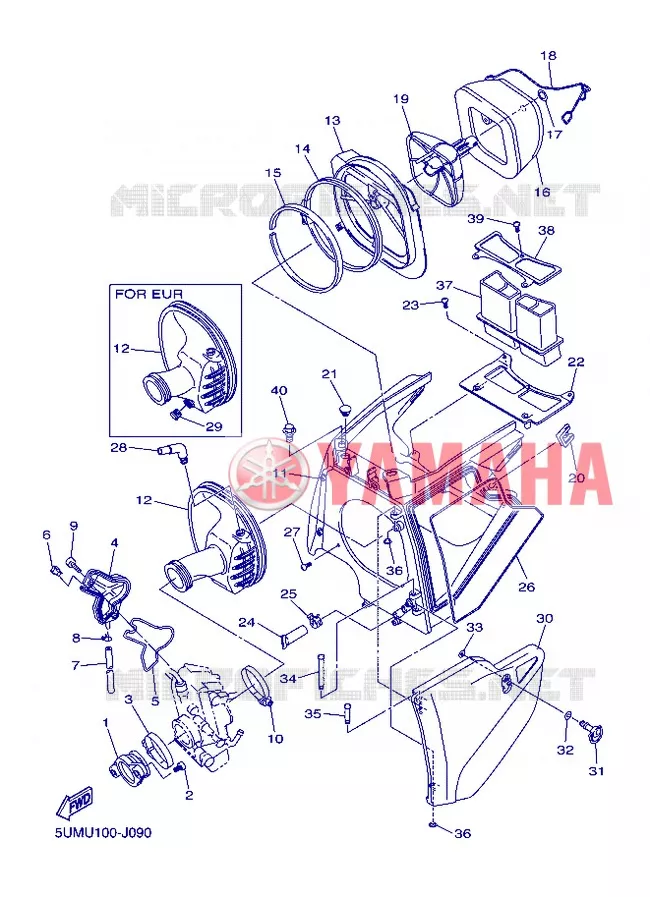 ADMISSION Yamaha MOTO 250 2013 WRF  WR250F