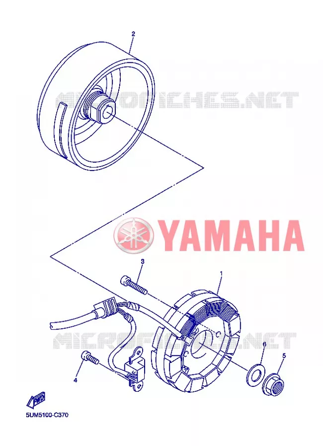 ALLUMAGE Yamaha MOTO 250 2013 WRF  WR250F
