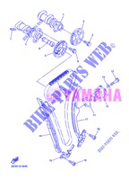 ARBRE A CAMES / CHAINE DE DISTRIBUTION pour Yamaha WR250R de 2013