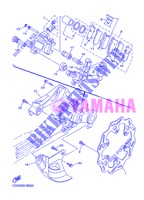 ETRIER DE FREIN ARRIERE pour Yamaha WR450F de 2013