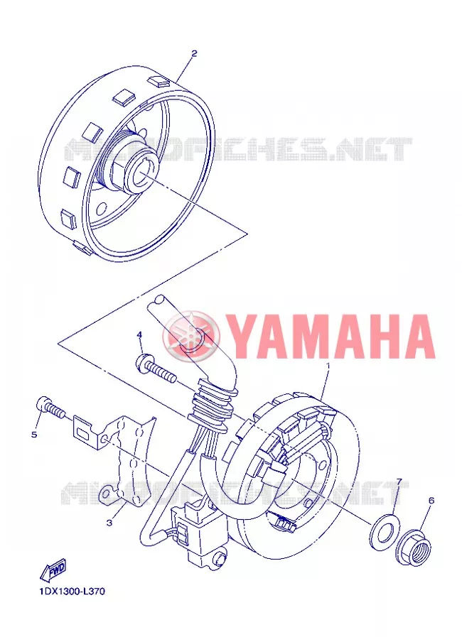 ALLUMAGE Yamaha MOTO 450 2013 WRF  WR450F