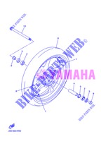 ROUE AVANT pour Yamaha DIVERSION 600 F de 2013