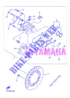 ETRIER DE FREIN ARRIERE pour Yamaha DIVERSION 600 F ABS de 2013