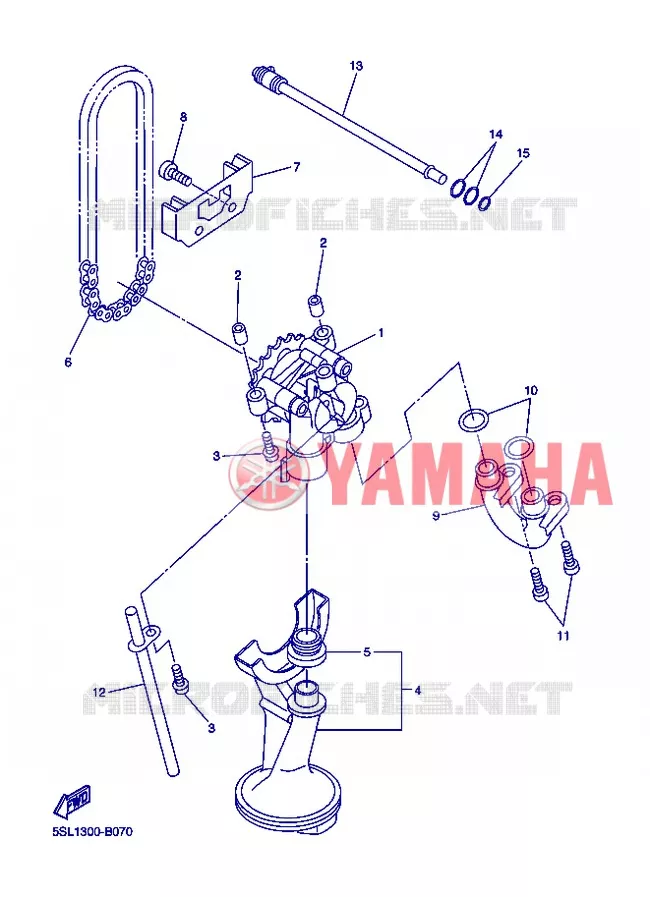 POMPE A HUILE Yamaha MOTO 600 2013 XJ6  XJ6N