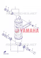 AMORTISSEUR ARRIERE pour Yamaha XJ6N de 2013
